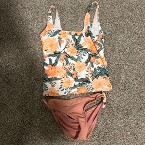 Girls Roxy tankini nwot